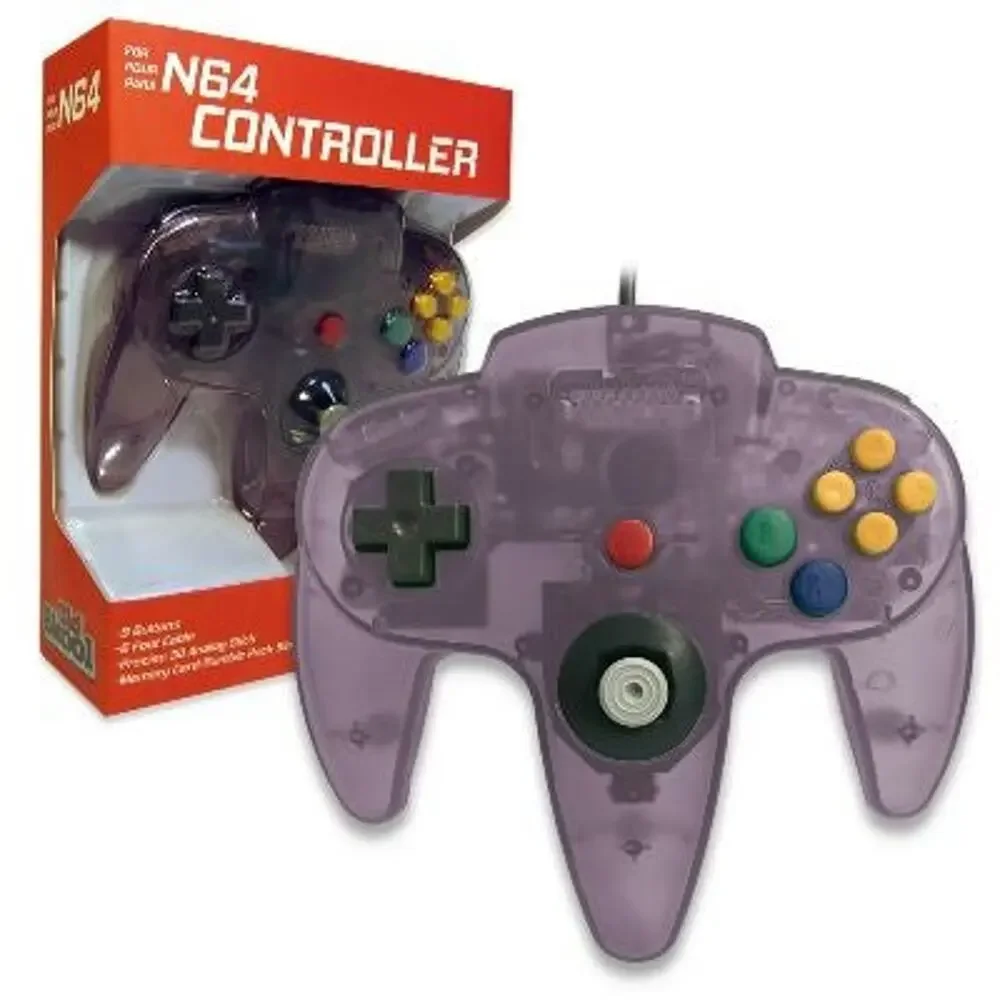 2 N64 Controllers - Atomic Purple (NEW) - Nintendo64 - Old Skool